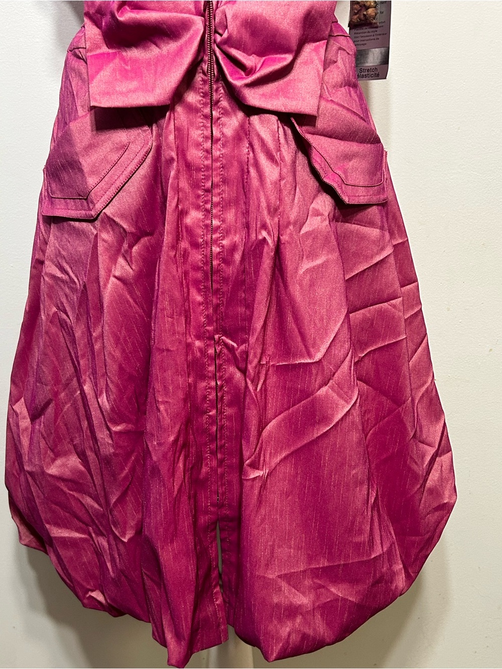 New! Samuel Dong Dupioni Bubble Dress Womens Size Small - Picture 5 of 16